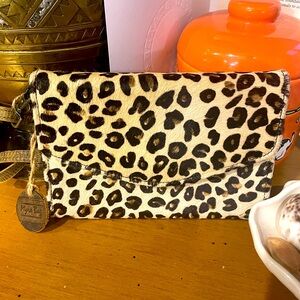 Myra Bag faux Cheetah print crossbody.  It is soft and fur like to touch. NWOT.